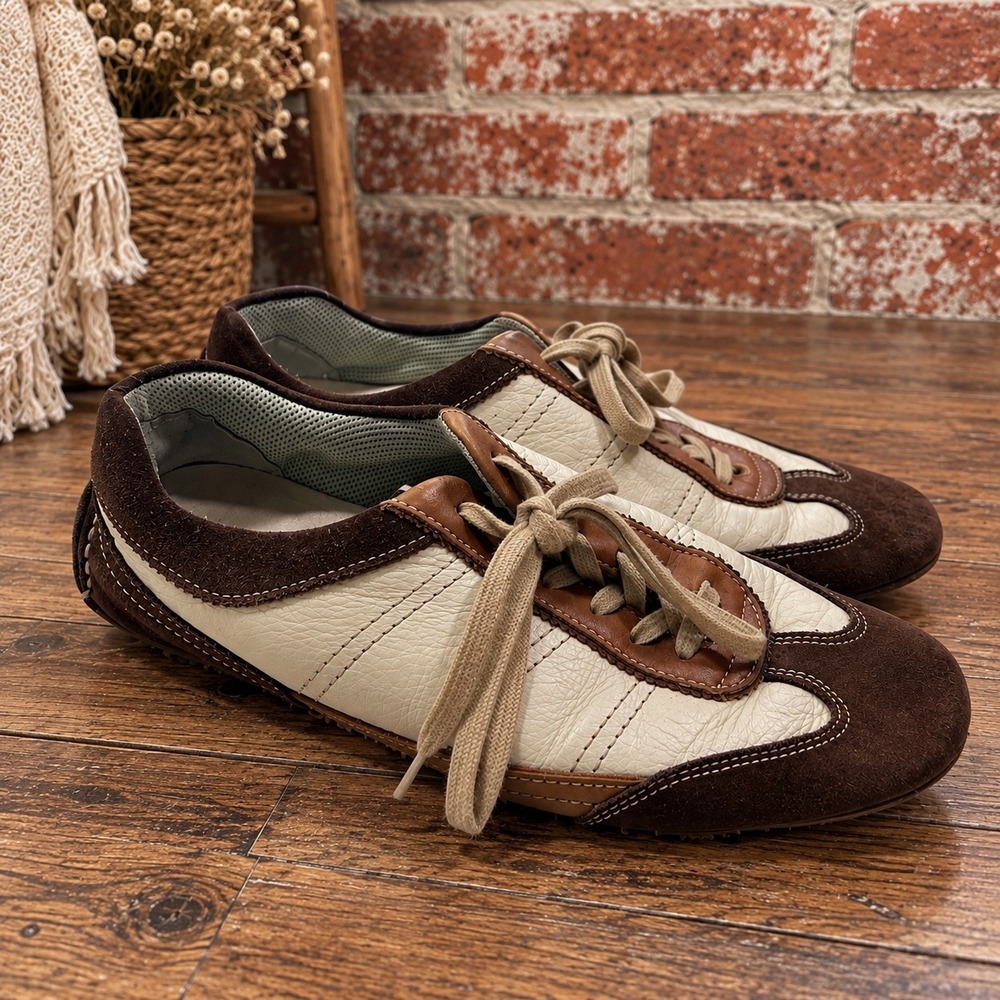 Y2K Massimo Dutti Loafer Sneaker Brown 37 Preppy Old Money 2000s Classy Boho